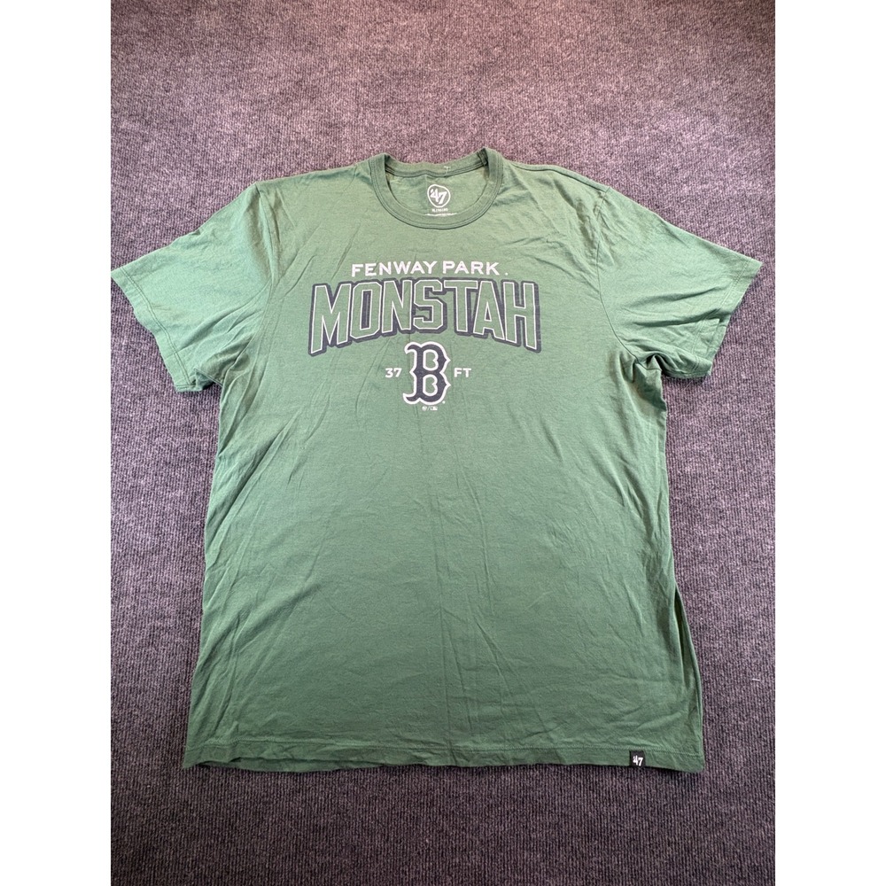 47 Brand Boston Red Sox Fenway Park Monstah Green Graphic T-Shirt Mens XL